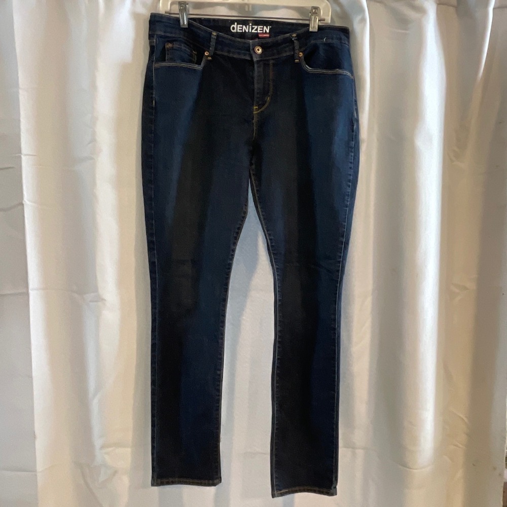 Denizen from Levis Modern Skinny Jeans Dark Wash Blue Size 12 M Womens Denim